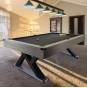 Pool Table 8FT Black w Table Top